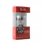 Wholesale KIK 222 Stereo Earphone Headset with Mic (222 Black)